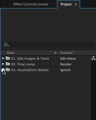 Toggling the folders to search for missing files